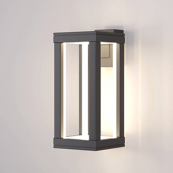 Светильник уличный настенный ELEKTROSTANDARD FRAME 1527 TECHNO LED серый a051856