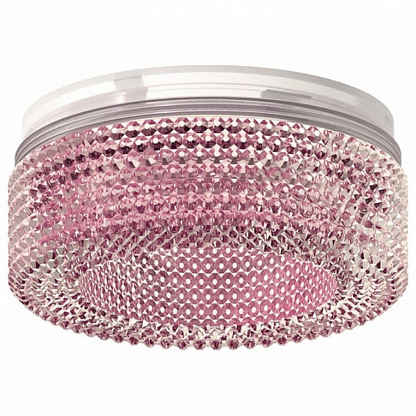Рамка AMBRELLA LIGHT DIY SPOT 1 N7193 PI розовый D70*H30mm Out25mm MR16 (для корпуса светильника)
