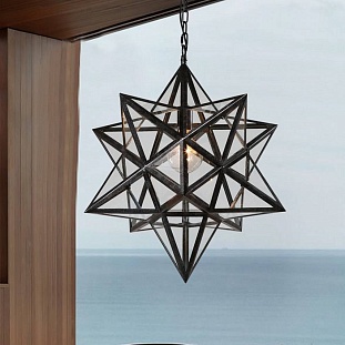 Подвес IMPERIUMLOFT BLACK STAR CLEAR GLASS 189643-26