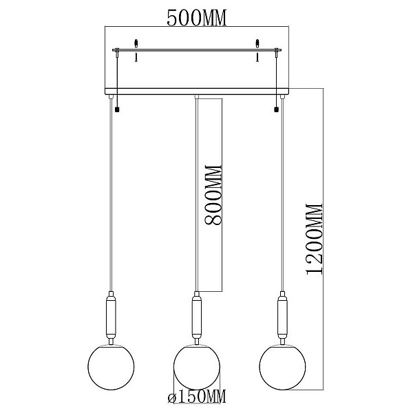 Подвес MODERLI SCRUMBEL V11565-3P