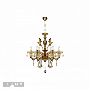 Люстра подвесная ILAMP ASIA 81069-6 BR