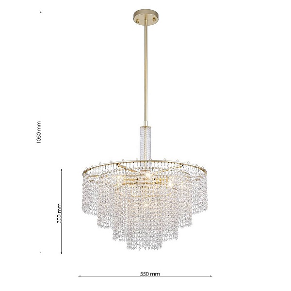 Люстра подвесная FAVOURITE FRINGE 4762-7P
