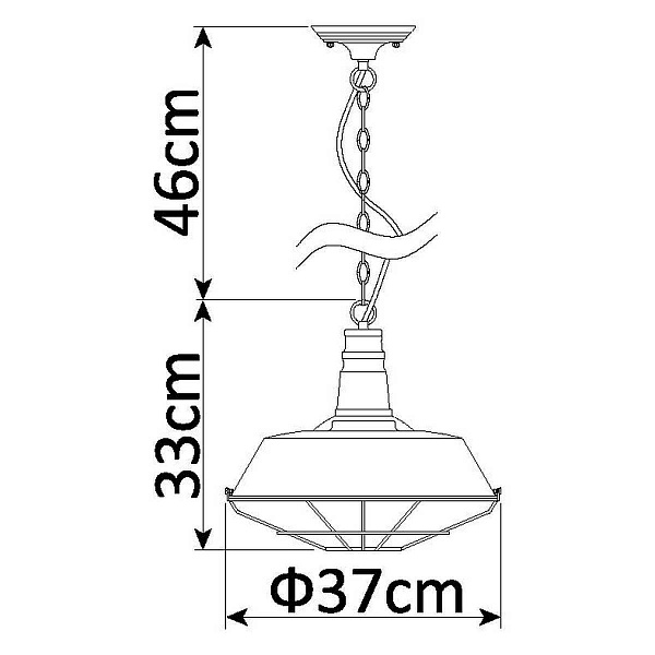 Подвес ARTE LAMP Ferrico A9183SP-1BK