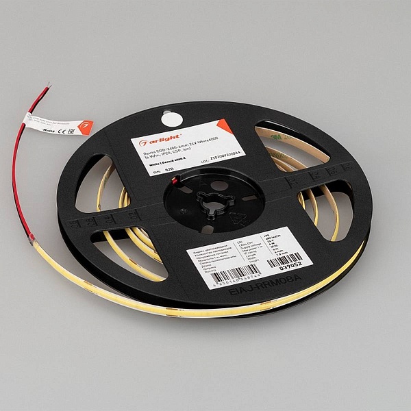 Лента LED COB-X480 6 W/m 24V IP20 COB/480 6000K 6mm (5м) 42034 ARLIGHT