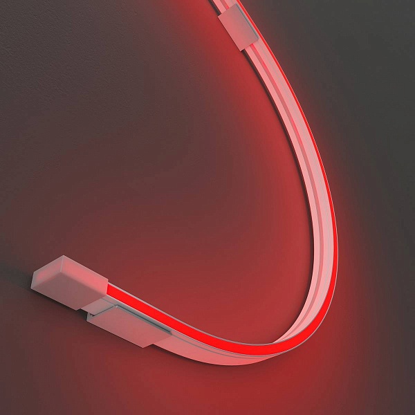 Лента LED ГИБКИЙ НЕОН 9,6 W/m 24V IP67 2835/144 Red (красный) 4mm (5м) 432039 MAYTONI