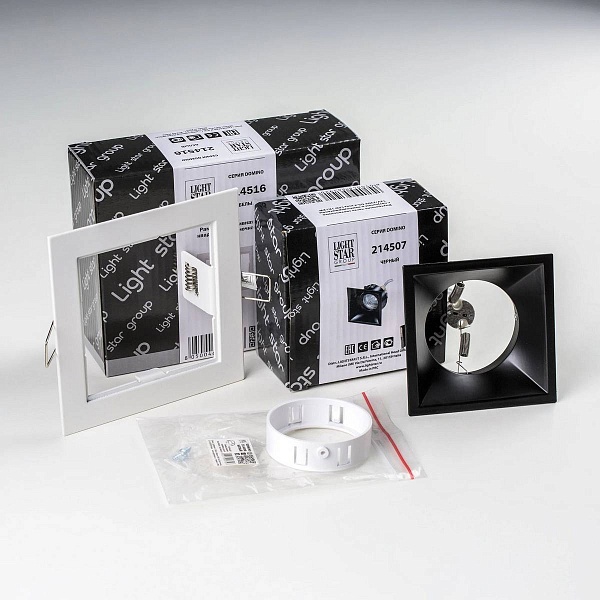 Светильник встраиваемый LIGHTSTAR DOMINO D51607WMOD