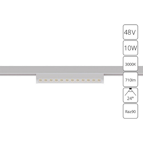 Трековый светильник ARTE LAMP OPTIMA A7288PL-1WH