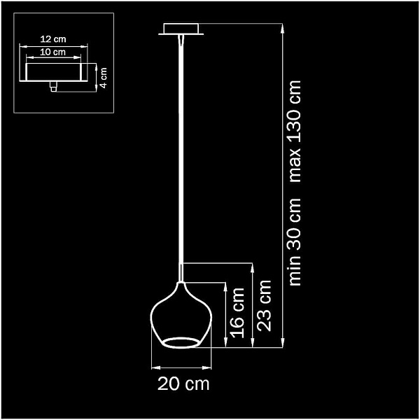 Подвес LIGHTSTAR PENTOLA 803041