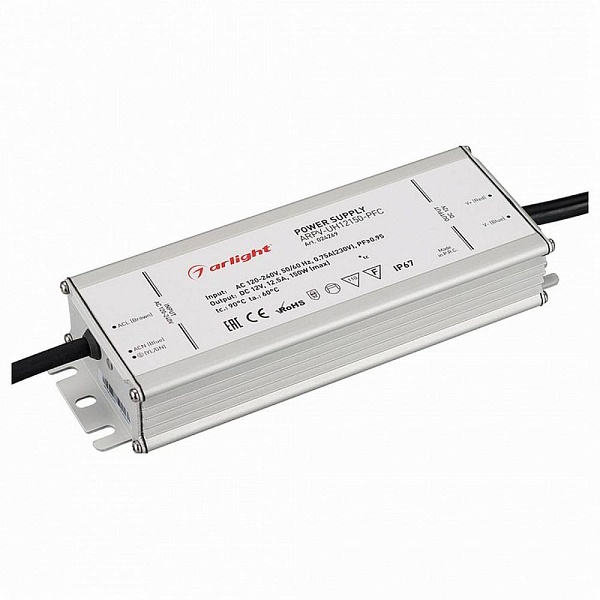 Блок питания ARLIGHT ARPV-UH 12V 150W IP67 24269