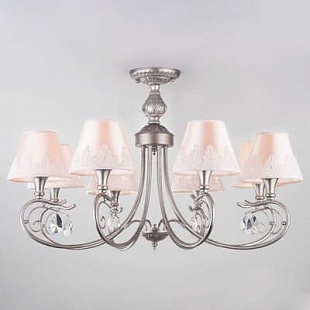 Люстра потолочная EUROSVET INCANTO 60069/8 серебро