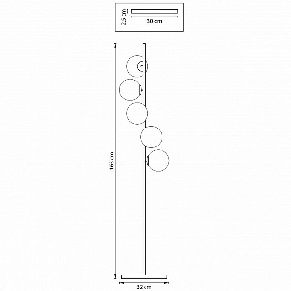 Торшер LIGHTSTAR CROCO 815757