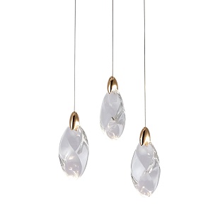 Подвес DELIGHT COLLECTION OD2440 OD2439-3 gold/clear