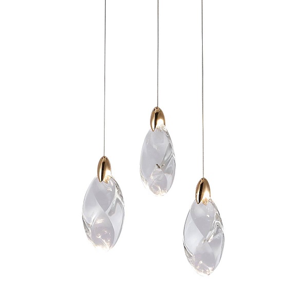 Подвес DELIGHT COLLECTION OD2440 OD2439-3 gold/clear