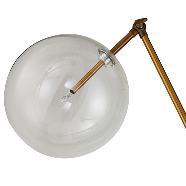 Торшер DELIGHT COLLECTION GLOBE MOBILE KG0965F-3 brass