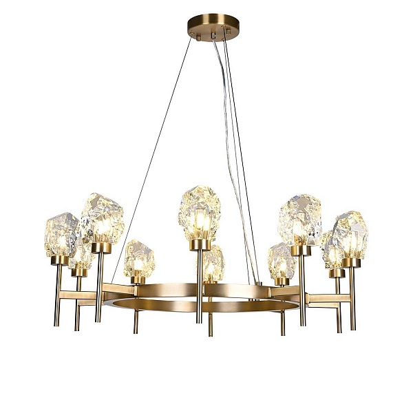Люстра подвесная DELIGHT COLLECTION BRCH9162 BRCH9162-10 antique brass