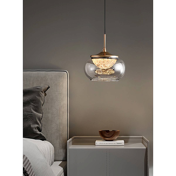 Подвес DELIGHT COLLECTION MT9128 MT9128-1H gold/smoke