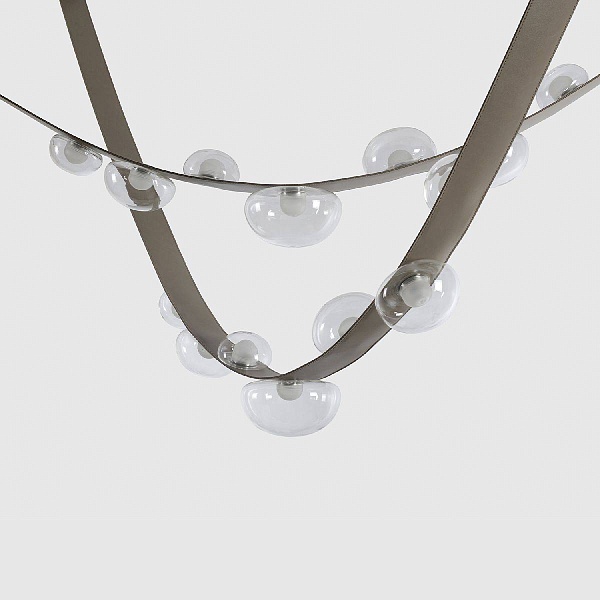 Подвес CRYSTAL LUX BOSQUE BOSQUE SP7 L3000 GREY/TRANSPARENT