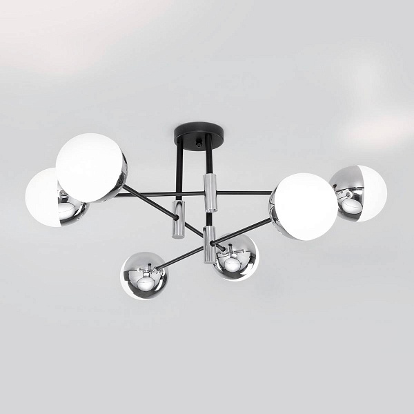 Люстра потолочная EUROSVET NUVOLA 70129/6 хром
