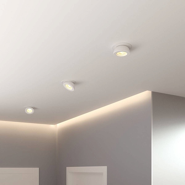 Светильник встраиваемый ELEKTROSTANDARD PRUNO Pruno белый 8W 4200К (25080/LED)