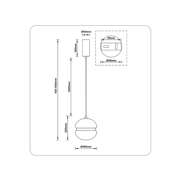 Подвес AMBRELLA LIGHT LH LH11003