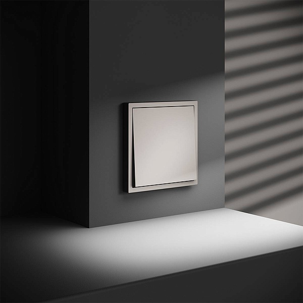 Выключатель 1-кл кнопочный, S70, Кашемир, VLS010603, VOLTUM