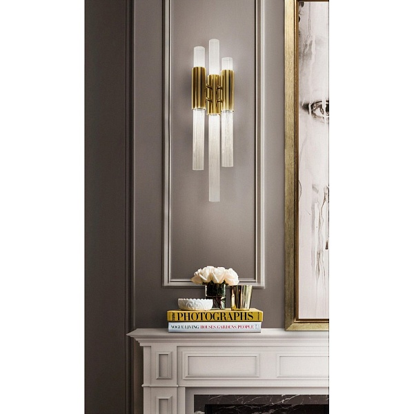 Бра DELIGHT COLLECTION WATERFALL KR0984W-6 gold