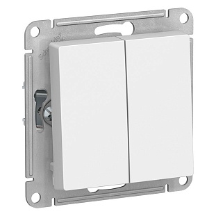 Переключатель 2-кл, ATLASDESIGN, Белый, ATN000165, SCHNEIDER ELECTRIC