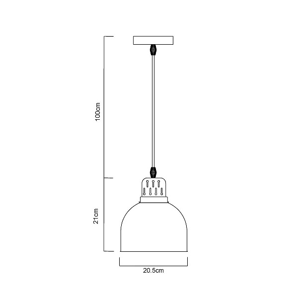 Подвес ARTE LAMP Eurica A4245SP-1BK