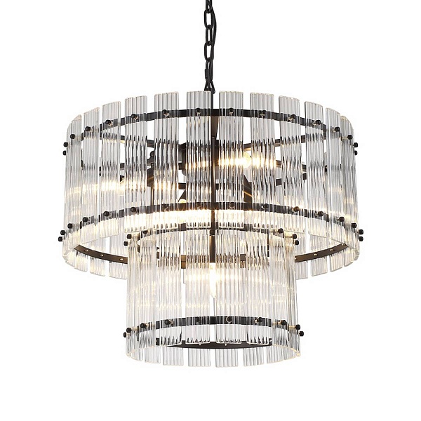 Люстра подвесная DELIGHT COLLECTION RUBY KG1112P-7 black/clear