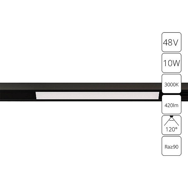 Трековый светильник ARTE LAMP OPTIMA A7283PL-1BK