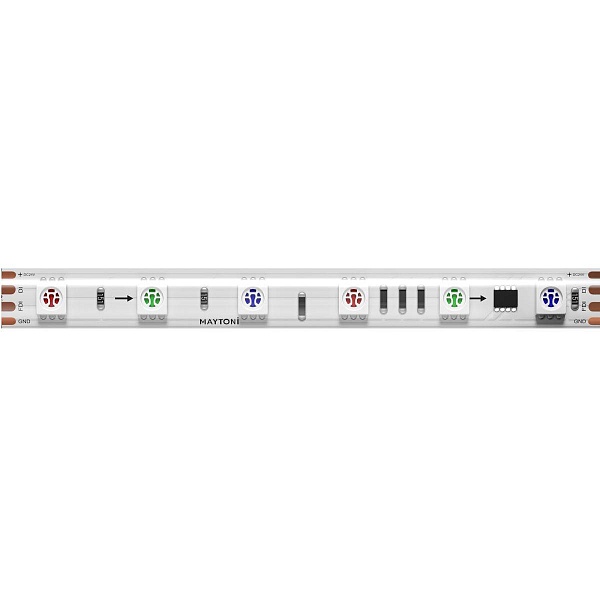 Лента LED ULTRA 14,4W/m 24V IP65 5050/60 RGB 10mm (5м) 201247 MAYTONI