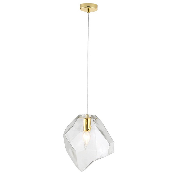 Подвес CRYSTAL LUX NUESTRO NUESTRO SP1 GOLD/TRANSPARENT