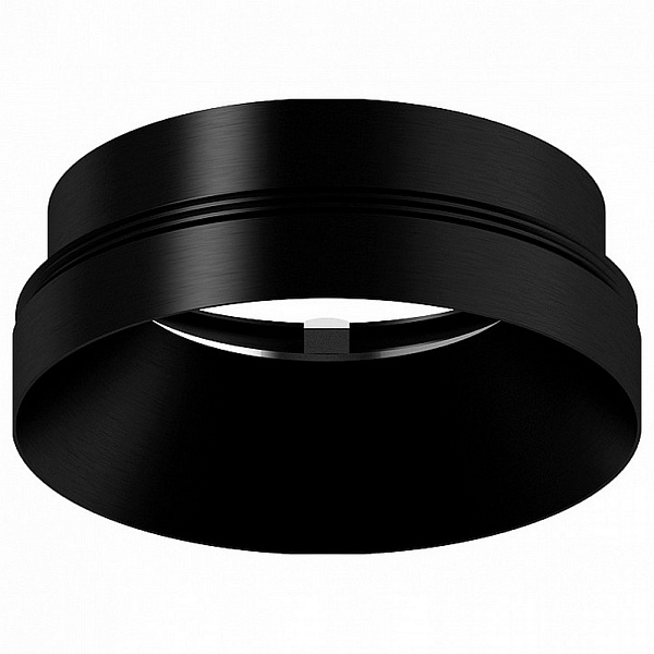Рамка AMBRELLA LIGHT DIY SPOT 1 N7031 PBK черный полированный D70*H27mm Out10mm MR16