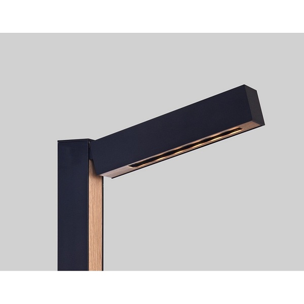 Светильник уличный столб низкий DELIGHT COLLECTION 224 GR0224-1A black/wood
