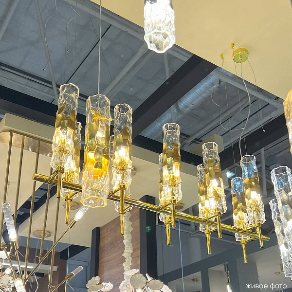 Люстра подвесная CRYSTAL LUX PRIMAVERA SP10 GOLD