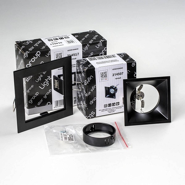 Светильник встраиваемый LIGHTSTAR DOMINO D51707BMOD