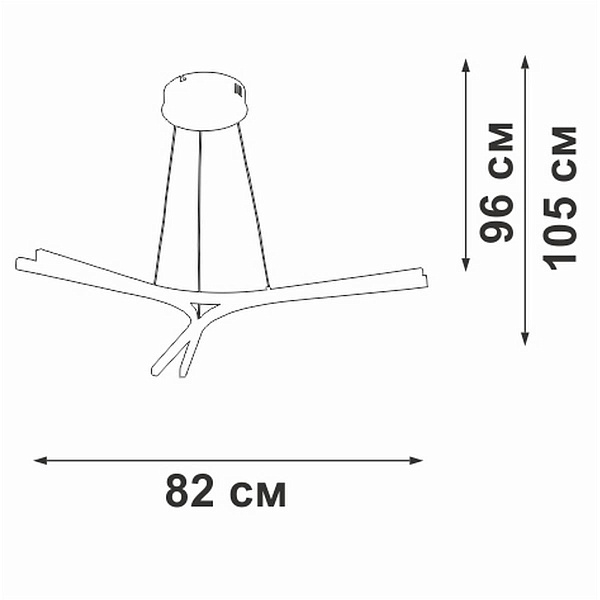Подвес VITALUCE  V2708-9/3S
