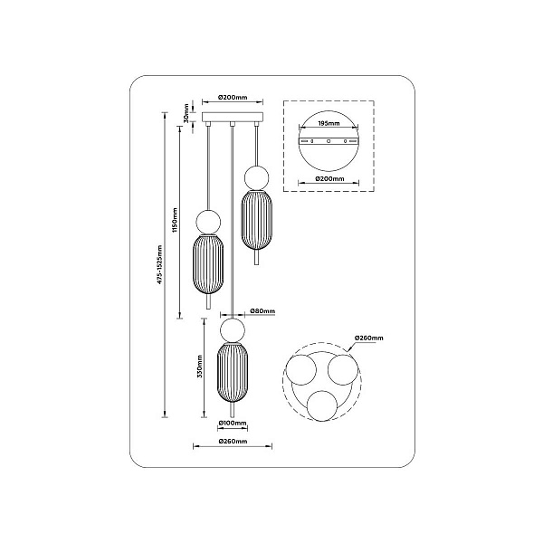 Подвес AMBRELLA LIGHT LH LH53102