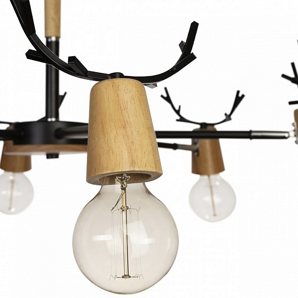 Люстра потолочная LOFT IT SVEN 10024/6 Black