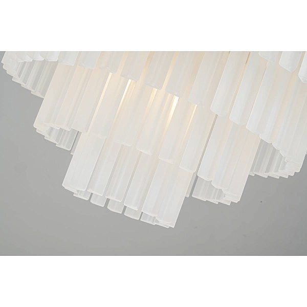 Люстра подвесная DELIGHT COLLECTION 1920S ODEON KR0387P-10A black/frost