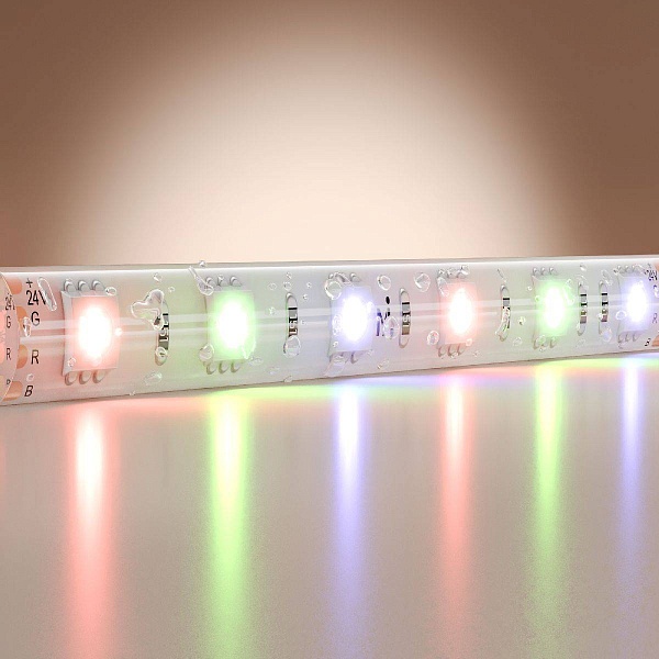 Лента LED BASE 14,4 W/m 24V IP65 5050/60 RGB 10mm (5м) 201198 MAYTONI