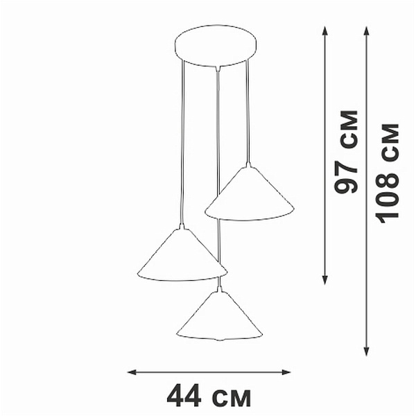 Подвес VITALUCE  V3093-0/3S