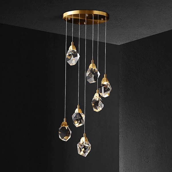 Подвес DELIGHT COLLECTION CRYSTAL ROCK MD-020B-7 gold