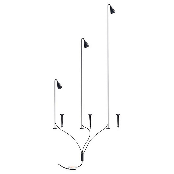 Светильник уличный столб низкий ARTE LAMP MULIPHEIN A1084PA-3BK