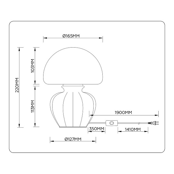Настольная лампа AMBRELLA LIGHT LH LH53249