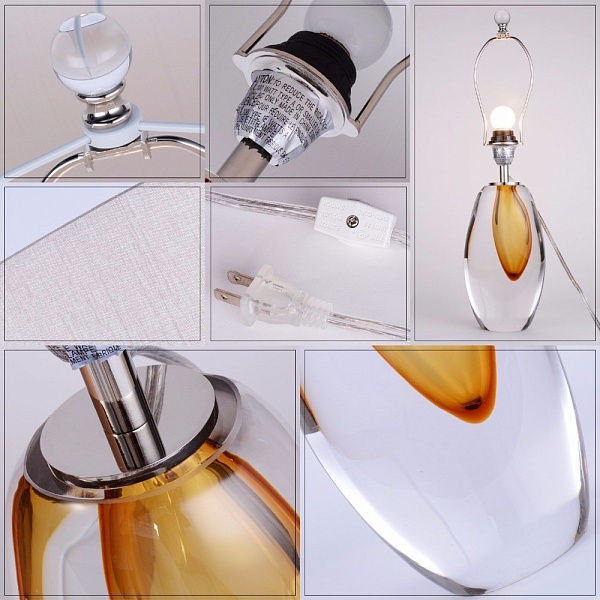 Настольная лампа DELIGHT COLLECTION CRYSTAL TABLE LAMP BRTL3023