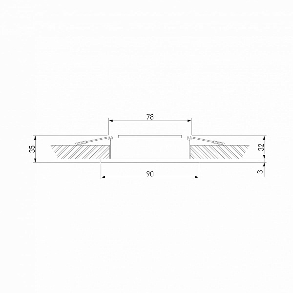 Светильник встраиваемый ELEKTROSTANDARD TETRO a071310