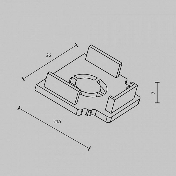 Заглушка MAYTONI ACCESSORIES FOR TRACKS EXILITY TRAM034EC-42W