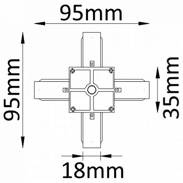 X-коннектор CRYSTAL LUX CLT 0.211 CLT 0.211 04 BL