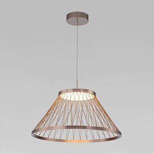 Подвес EUROSVET CESTA 40017/1 LED коричневый a069288